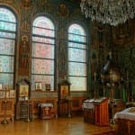 Russian Orthodox Church of Holy Trinity in New York - Stained Glass Effect - 2