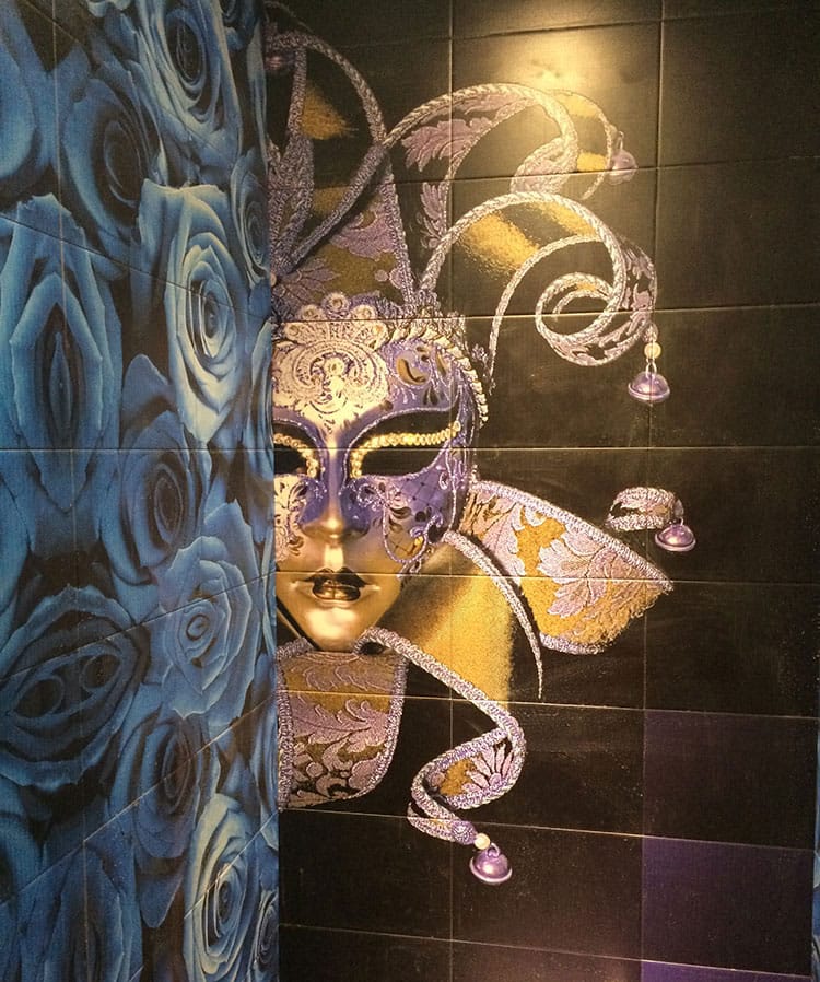 Ceramic Tile Prints - Mask Pattern - 1