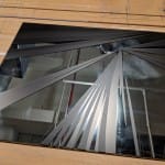 UV-printing on a grey mirror